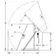 60'' Box Dumper | 230V | 36''×36'' Chute | 4000 lb. Capacity | Valley Craft - Image 12