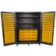 Bin & Shelf Cabinet | 60''×84'' | Half Bins | Valley Craft