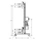 Drum Lift & Rotator | 90'' | Pneumatic | Semi-Powered | Strap | Straddle | Valley Craft - Image 8