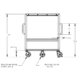 Parts Cart | 54'' | 5×10'' | Pockets | Valley Craft EP3531-100 - Image 6