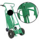 Powered Drum Hand Truck | Pneumatic Wheels | Locking Cover Chime Hook | Valley Craft