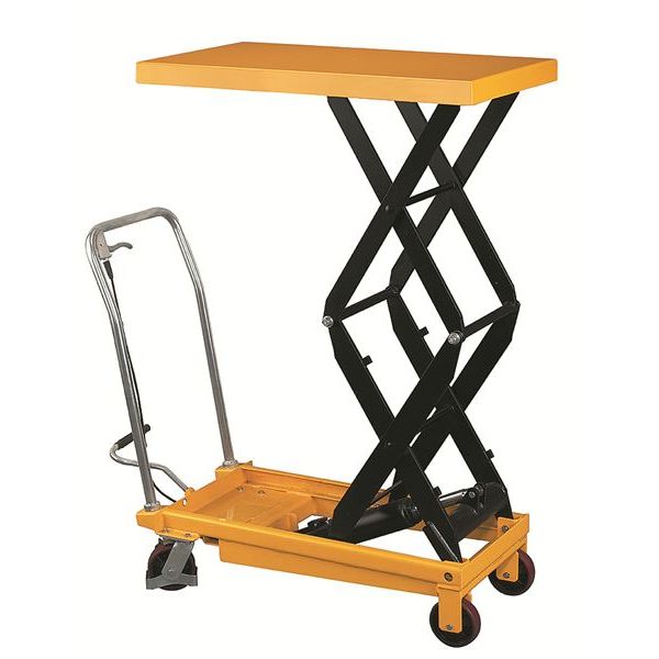 wesco-industrial-products-1540lb-capacity-double-scissors-high-lift-table-272862-2.jpg Wesco 272862 Double‑Scissors High‑Lift Table – 1,540 lb Capacity, 24″×48″ Platform - Image 1