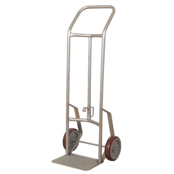 wesco-industrial-products-156DH-drum-hand-truck-210352.jpg Wesco 156DH‑PP8‑SS Stainless Steel Drum & Hand Truck – 600 lb Capacity - Image 1
