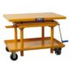 Wesco HCLT‑2436 Precision Lift Table – 2,200 lb, 24″×36″ Platform, Poly Casters