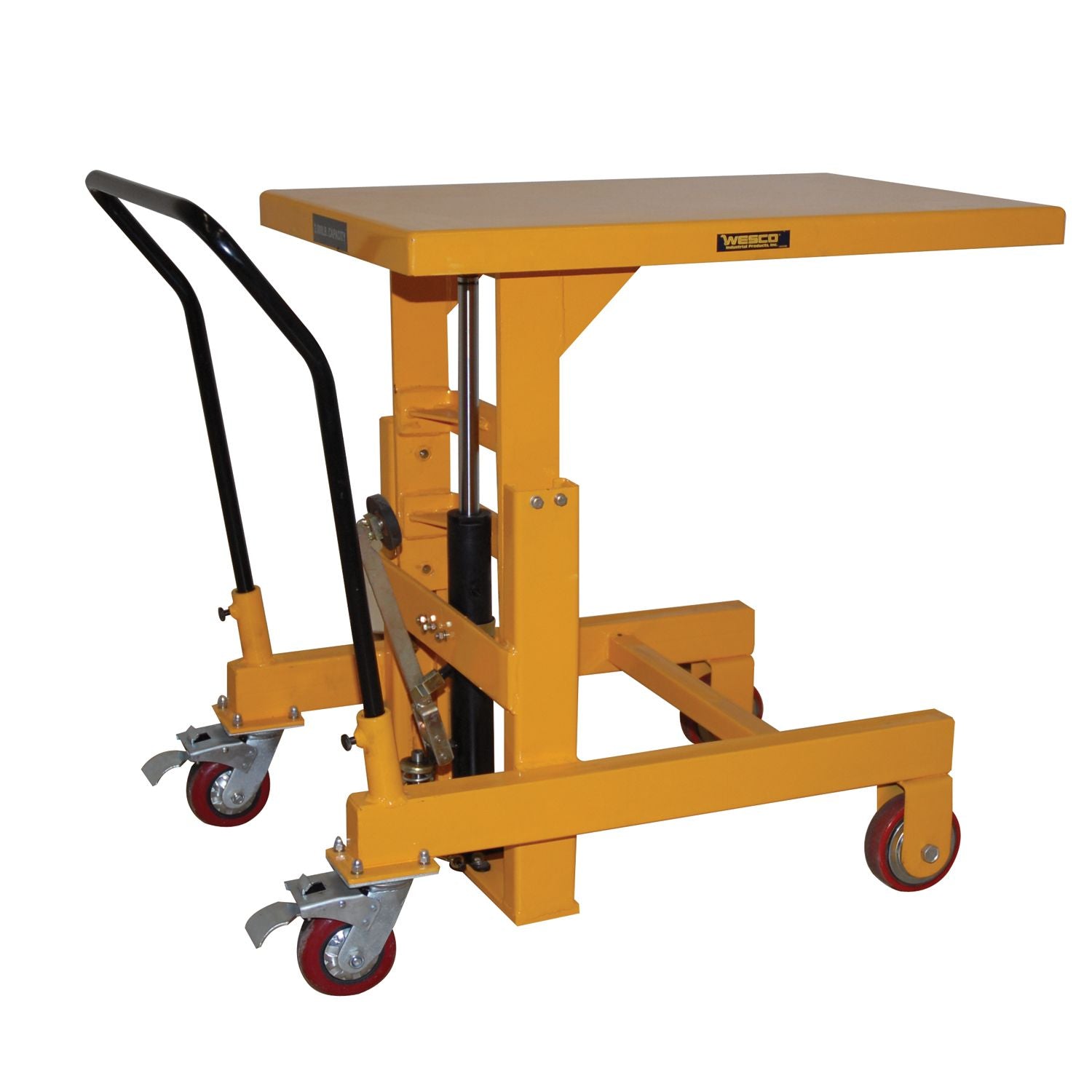 wesco-industrial-products-hydraulic-die-lift-table-273265.jpg Wesco DT‑2436 Hydraulic Die Lift Table – 2,000 lb, 24″×36″ Platform - Image 1