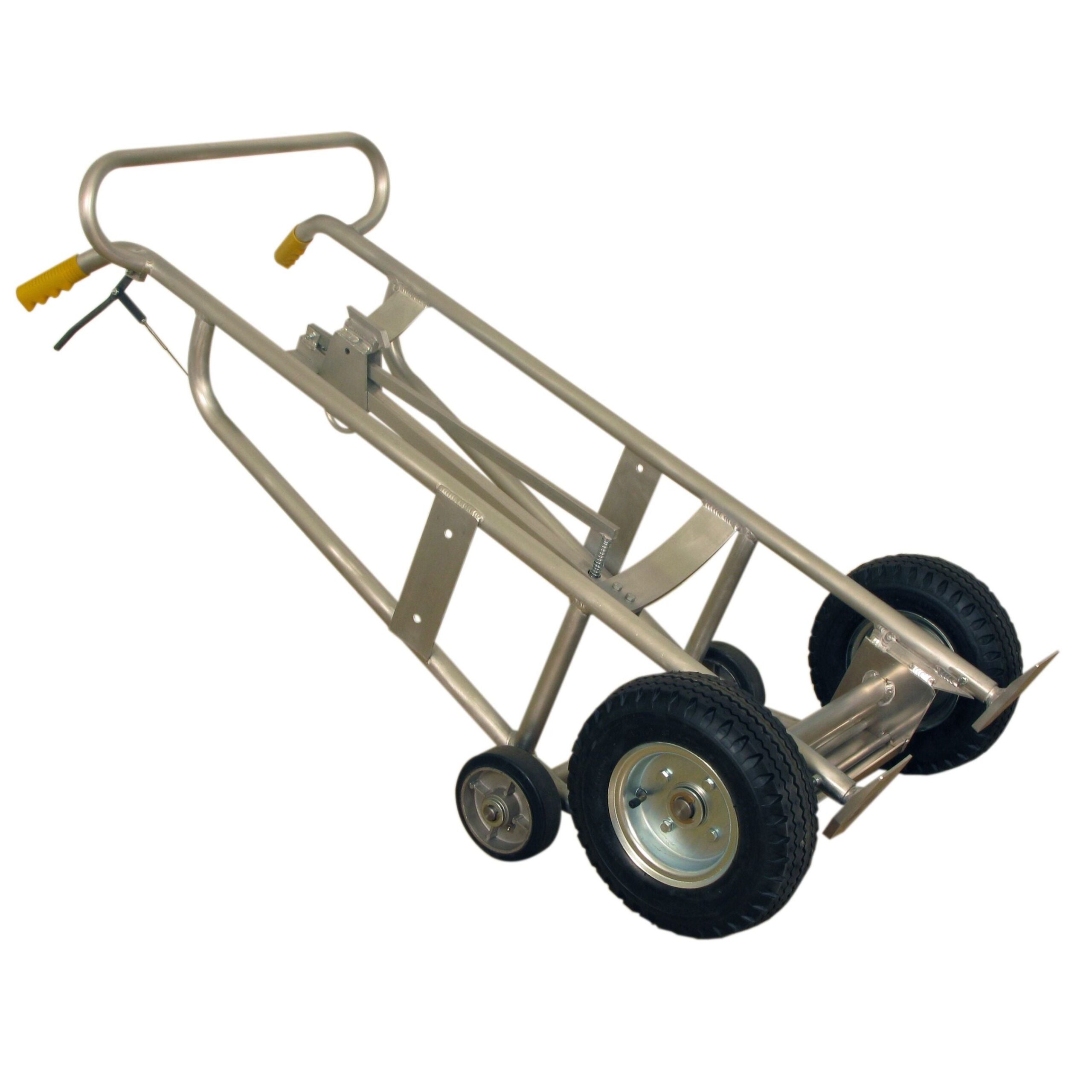 wesco-industrial-products-manual-aluminum-drum-truck-240120.jpg Wesco Manual Aluminum Drum Truck – 1,000 lb Capacity, Pneumatic Wheels (Part 240120) - Image 1