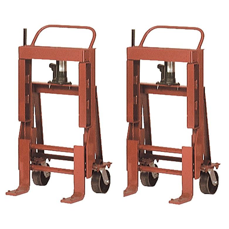 wesco-industrial-products-rais-N-Rol-6000lb-capacity-per-pair-260138.jpg Wesco 260138 Rais‑N‑Rol™ 6,000 lb Machinery Mover (Pair) – 12″ Lift, 23″ W × 43.5″ H × 18.375″ D - Image 1