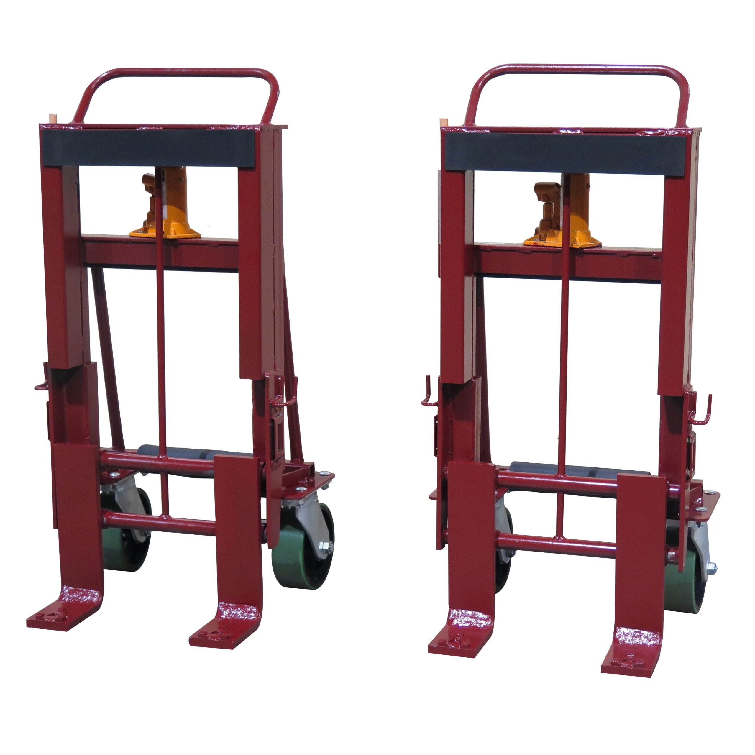 wesco-industrial-products-rais-N-Rol_-8000lb-capacity-per-pair-260094.jpg Wesco 260094 Rais‑N‑Rol™ 8,000 lb Machinery Mover (Pair) – 6″ Hydraulic Lift, 23″×21.75″ - Image 1