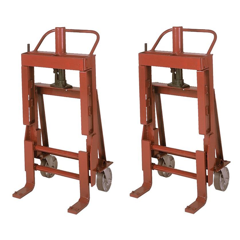 wesco-industrial-products-rais-N-Rol_4000lb-capacity-per-pair-260092.jpg Wesco 260092 Rais‑N‑Rol™ Machinery Mover (Pair) – 4,000 lb Capacity, 12″ Hydraulic Lift - Image 1